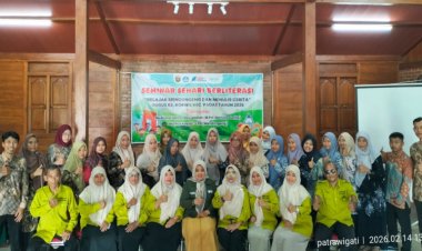 Kabid Dikdas Puji Inovasi Gugus 02 Korwil Pendidikan Kecamatan Padas Gelar Seminar Literasi