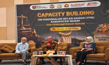 Perkuat Sinergi Pengendalian Inflasi, Setda Ngawi Gelar Capacity Building TPID